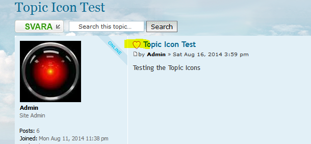 phpBB • Cannot disable Topic Icons for New Posts and some responses