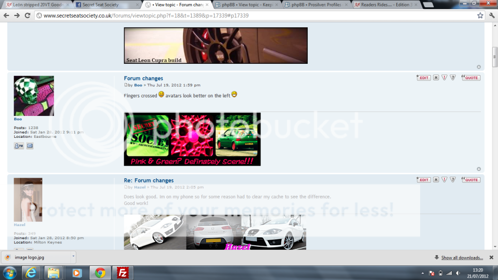 Phpbb Avatar Column Width